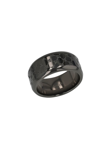JOOP! Ring Edelstahl, IP Gun in Schwarz