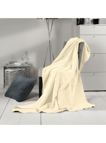 Erwin Müller Baumwolle Wohndecke in natur