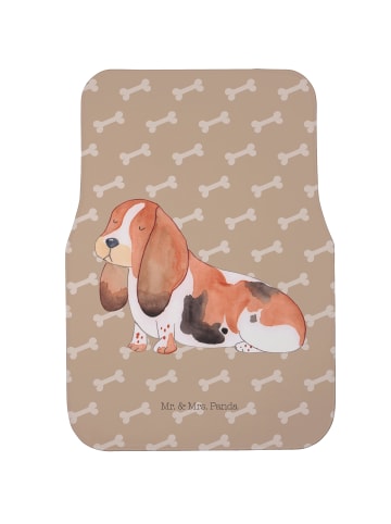 Mr. & Mrs. Panda Autoteppich Hund Basset Hound ohne Spruch in Hundeglück