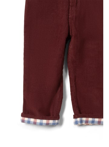 Little Green Radicals Cordgefütterte Jeans in Braun