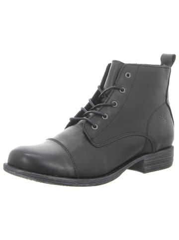PX Shoes Schnürstiefelette in schwarz