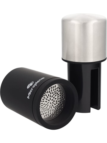 Microplane Gewürzmühle Edelstahl Muskatnuss Zimt Tonkabohnen Langpfeffer Gewürze