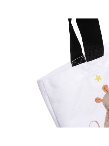 Mr. & Mrs. Panda Shopper Tasche Maus Sterne ohne Spruch in Weiß