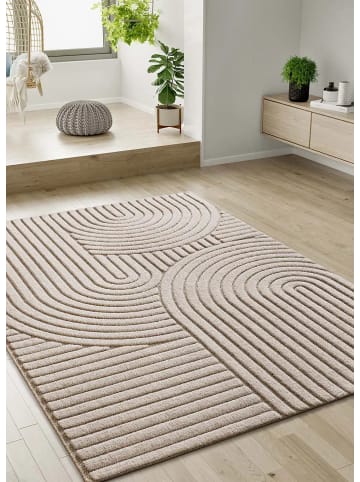 Atticgo Kurzflor-Teppich DIENA in weiß