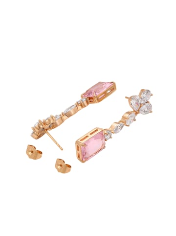 faina Women Dangle Earrings in Rose Gold Pink