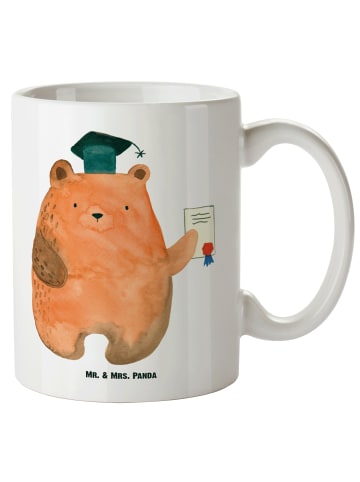 Mr. & Mrs. Panda Tasse Bär Prüfung ohne Spruch in Weiß