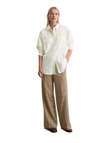 Marc O'Polo Feincord-Bluse relaxed in White Cotton