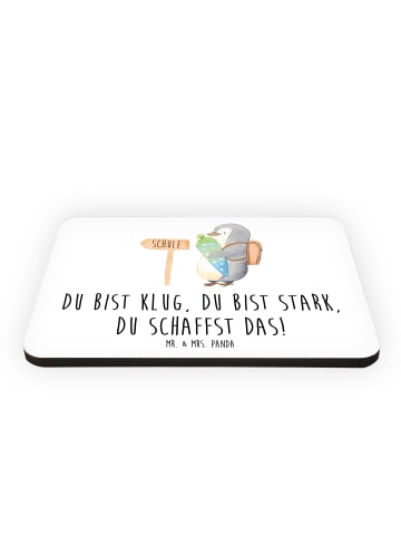 Mr. & Mrs. Panda magnet Erster Schultag Motivation mit Spruch in Weiß
