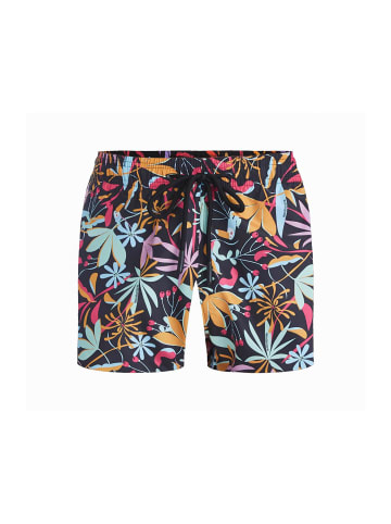 BLACKSPADE Fits perfect Badeshorts Short Pattern mit kurzem Bein in Parrot Pattern