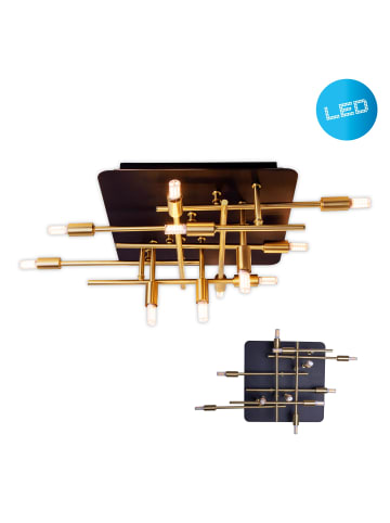 näve Deckenleuchte "ANCONA" in messing - (L)51 cm x (B)48 cm x (H)15 cm