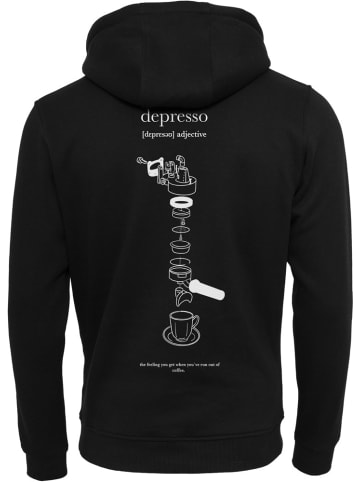 Mister Tee Hoodie "Depresso Hoody" in Schwarz