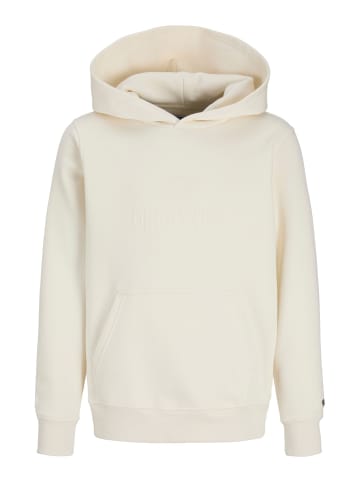 JACK & JONES Junior Kapuzenpullover in Whisper White