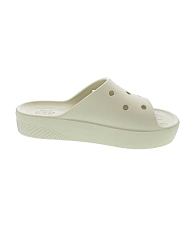 Crocs Classic Platform Slide Pantolette Beige