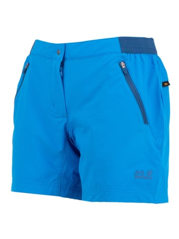 Jack Wolfskin Hose Speed Hiking Trail Shorts in Blau