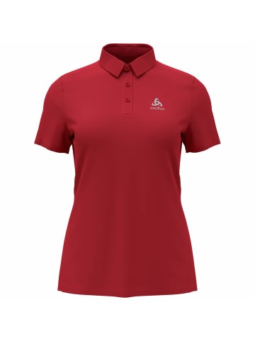 Odlo Polo shirt s/s CARDADA in Dunkelrot