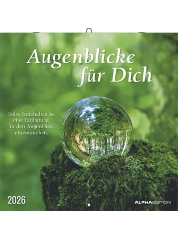 TeNeues Calendars & Stationery Kalender - Alpha Edition - Augenblicke für Dich 2026 - Broschürenkale