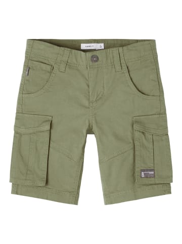 name it Cargohose kurz in deep lichen green