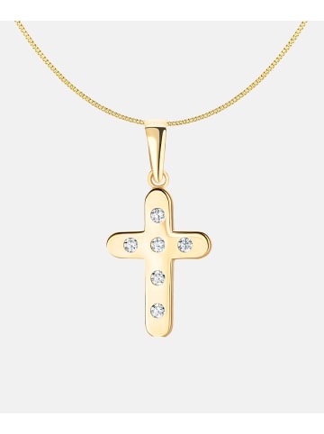 Diamant L'éternel Halskette aus 585 Gelbgold