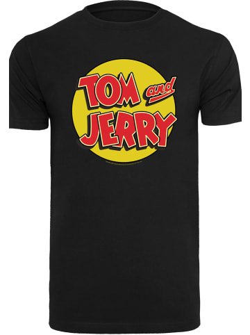F4NT4STIC T-Shirt Tom und Jerry Circle Logo in schwarz