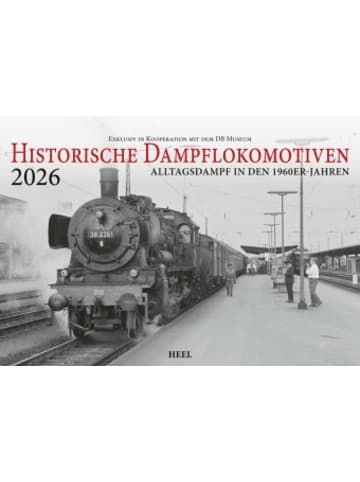 Heel Verlag Kalender - Historische Dampflokomotiven Kalender 2026