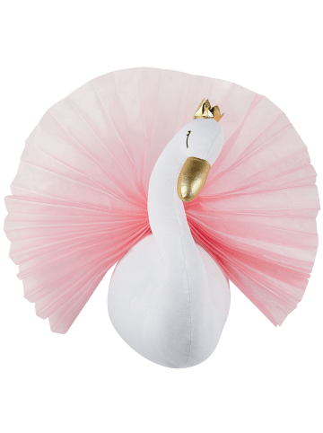 Beliani Wandobjekt ODETTA in Weiß/Rosa/Gold - (W) 22 x (H) 32 x (L) 15 cm
