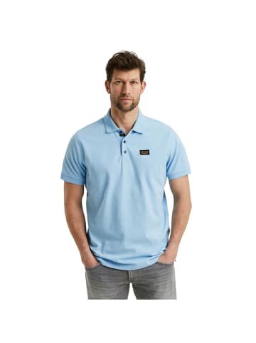 PME Legend Poloshirt SHORT SLEEVE POLO AMERICAN CLASSIC in Blau