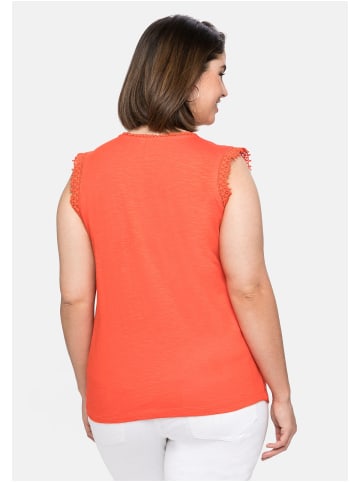 sheego Top in rotorange