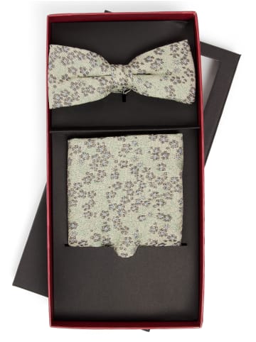 CG Fliege und Einstecktuch in lind - 0001