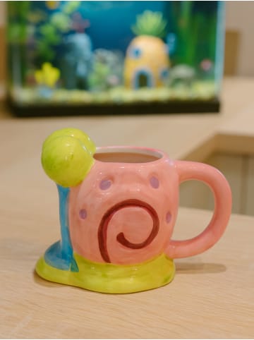 SpongeBob Spongebob Schwammkopf 3D Tasse Gary Kaffeetasse Becher 270 ml in Mehrfarbig