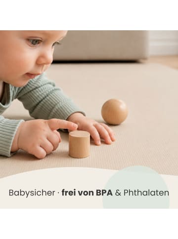 LittleTom Baby Spielmatte Ella 9-tlg. in beige