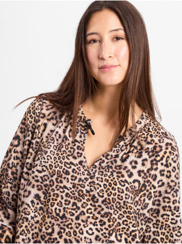 MARC CAIN SPORTS  Kleid in braun schwarz - 0001