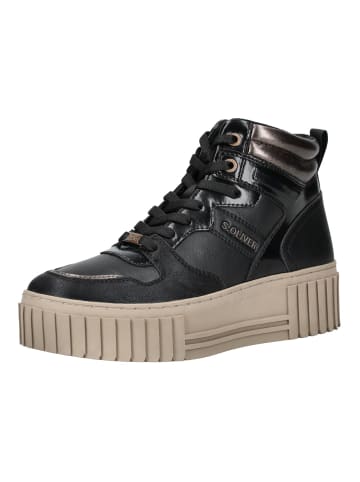 S.OLIVER RED LABEL Sneaker in Schwarz Kombi