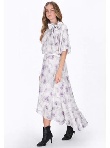 DreiMaster Women Skirt in lilac multicolor