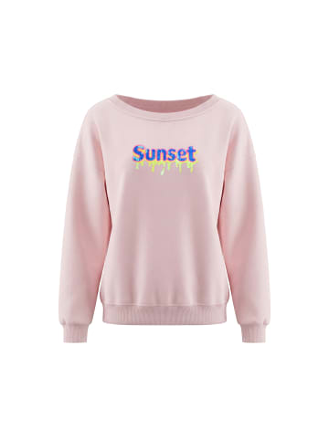 IZIA Women Sweatshirt in Light Rose
