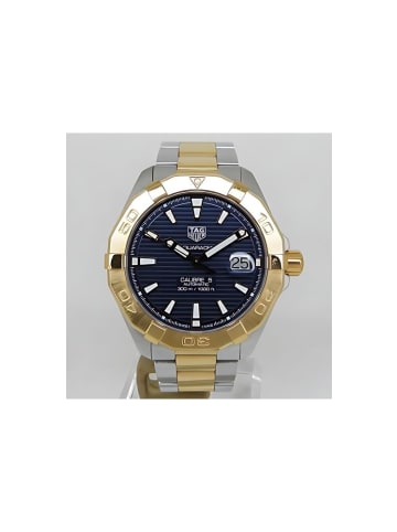 Tag Heuer Aquaracer Uhr silber gold blau WBD2120.BB0930