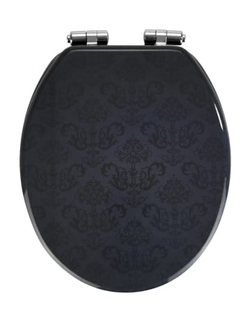 Wenko WC-Sitz Bellevue, WC-Sitz Mod. Bellevue in Grau - Anthrazit