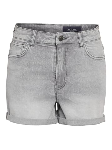 Noisy may Jeansshorts in Light Grey Denim
