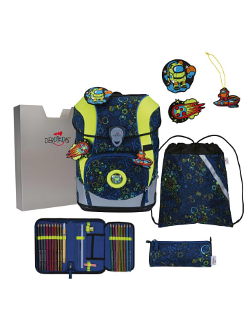 DerDieDas DerDieDas ErgoFlex Tiny Neon Crazy Schulranzenset 5-teilig