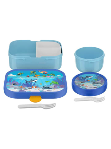 Mepal 2er Set Obst- und Bentobox Campus (2025) 300 & 750 ml in Tropical Ocean