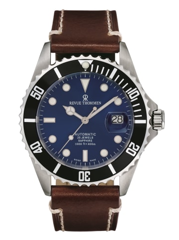 Revue Thommen Automatikuhr für Herren in blau