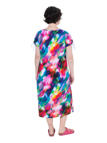 Ulla Popken Jerseykleid in petrolgrün