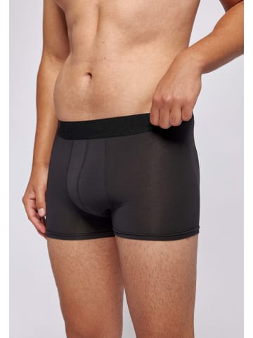 SNOCKS Boxershorts aus Modal Schwarz 3 Stück