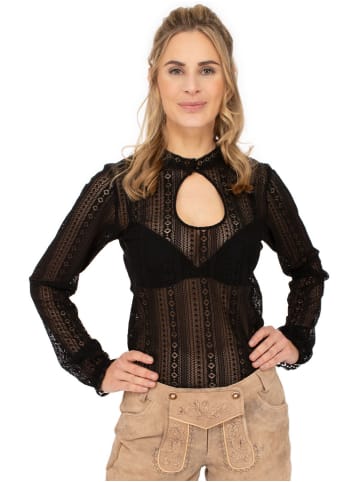 Gipfelstürmer Bluse 450000-4331 in schwarz