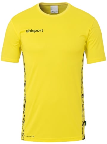 uhlsport  Sportshirt "Progressive 28 Poly Shirt Kurzarm" in Gelb