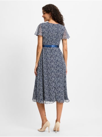 Paradi Kleid in marine weiß - 0001