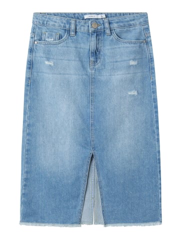 name it Jeansrock in Light Blue Denim