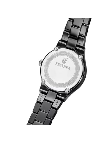 Festina Damenarmbanduhr Keramik Schwarz