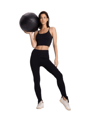 Onamaste Legging Mantra Flair in Schwarz