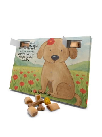 Mr. & Mrs. Panda Hunde Adventskalender Hund Dame Design mit Spruch in Weiß