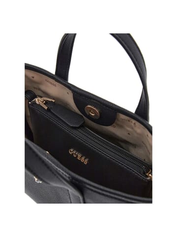 Guess Latona Mini - Henkeltasche mit herausnehmbarer Pouch 21 cm (black) in schwarz